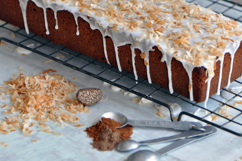 Spiced Coconut Loaf Cake Baking Recipe