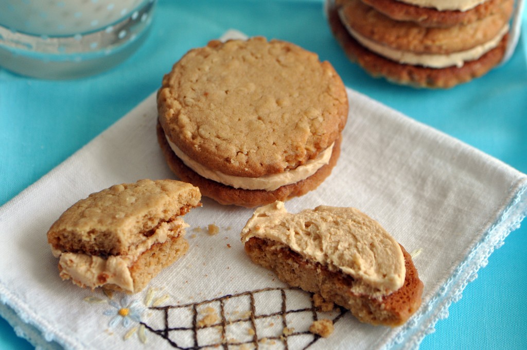 Cream-Filled Peanut-Butter Sandwich Cookies - Do-Si-Dos