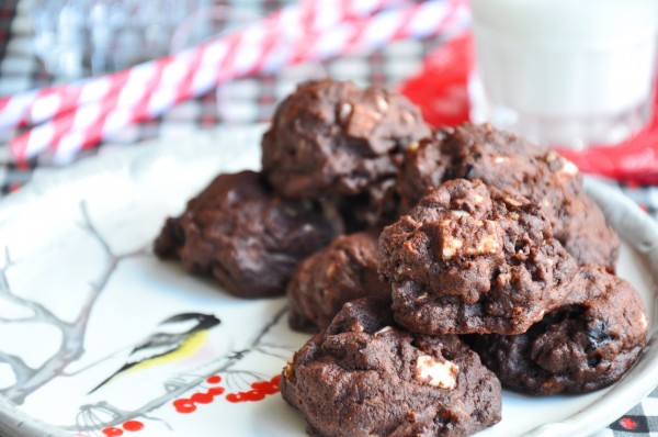 "Chocolate Cherry Jumbles Cookie Recipe"