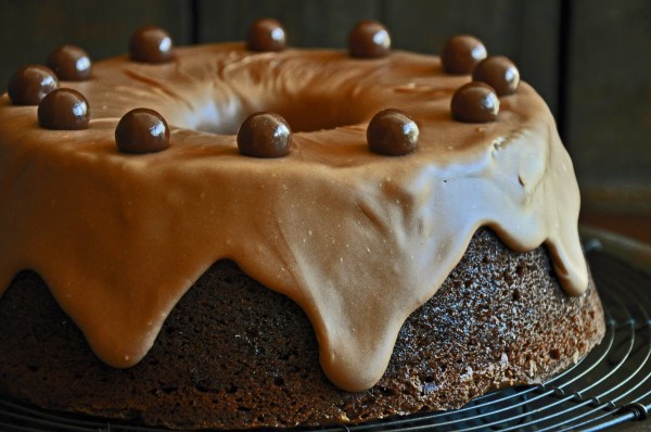 Chocolate Malt Cake with Malted Milk Frosting Recipe