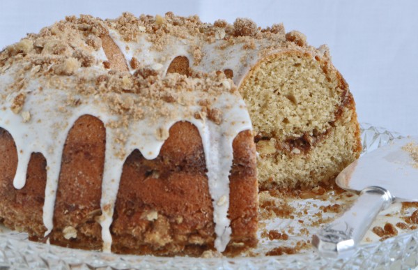 Glazed Streusel Coffee Cake Recipe