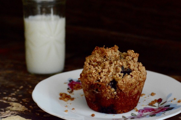 Whole-Grain Blueberry Muffin