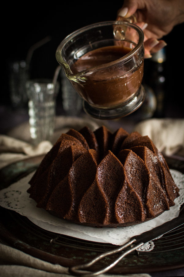 Root Beer Bundt Cake with Chocolate Root Beer Frosting